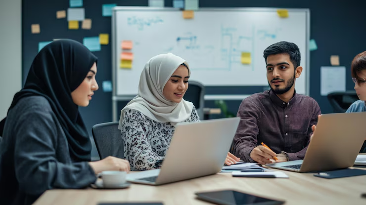 Students attending free IAS coaching classes at Jamia Millia Islamia’s Residential Coaching Academy, with focused study sessions and supportive faculty — showcasing accessible civil services preparation for underrepresented communities.